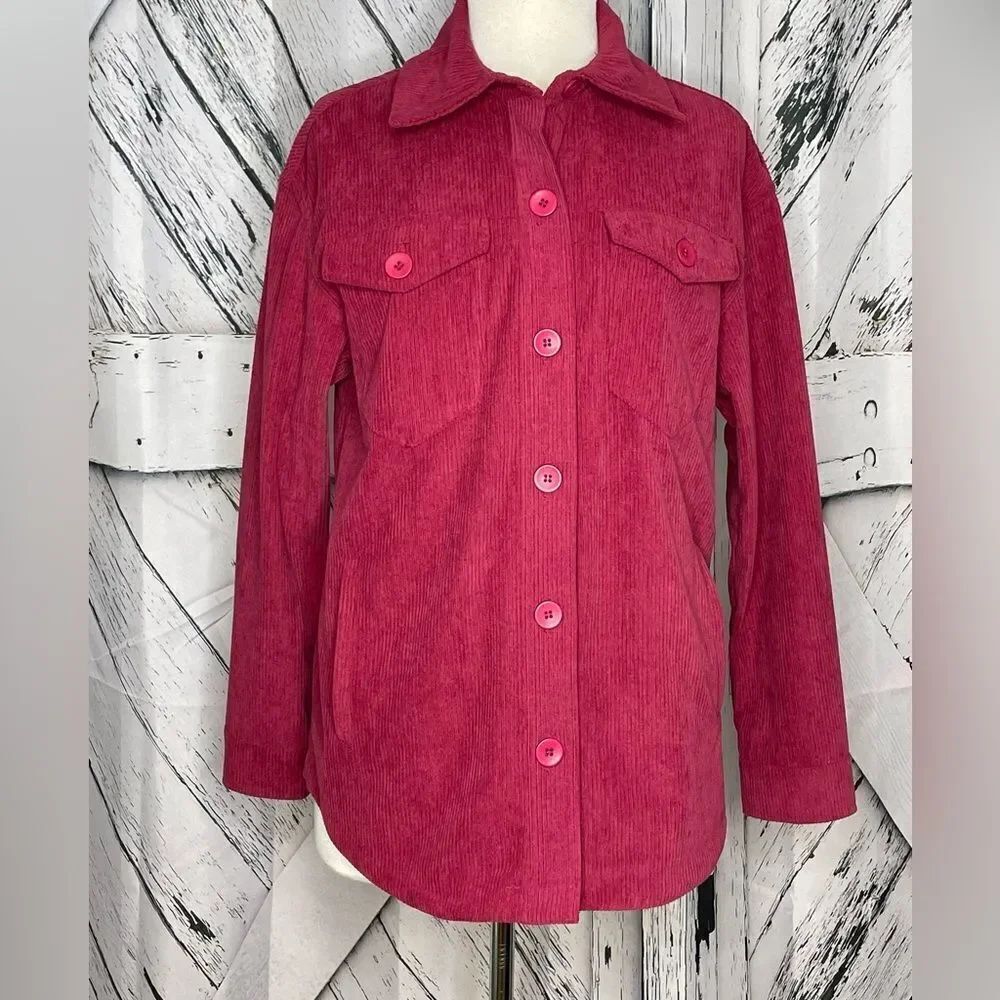 Avec Les Filles Corduroy Shacket M